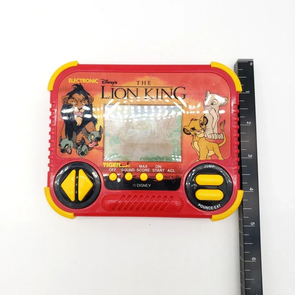 Vintage 90s Retro Handheld LCD Game Disney Lion King Tiger Electronics Toy